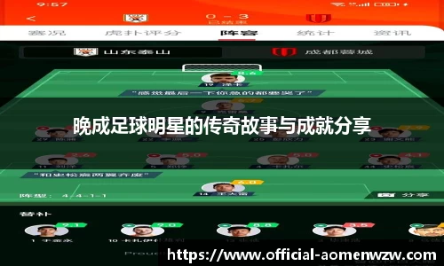 晚成足球明星的传奇故事与成就分享